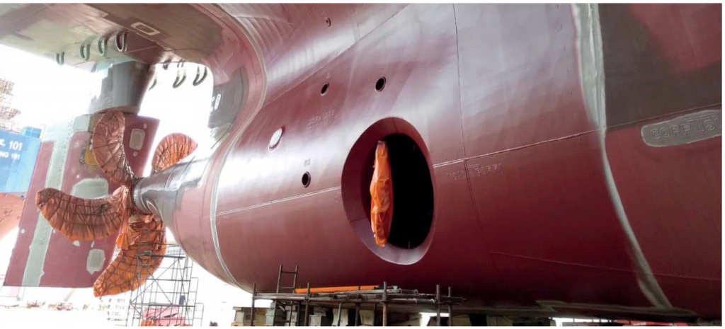 SUBSEA ECOSHIELD COATING ON SCRUBBER OUTLET